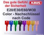 Abus ABU-86D Color, für Türzylinder E20,E30,E60,W30 Nachschlüssel nach Code